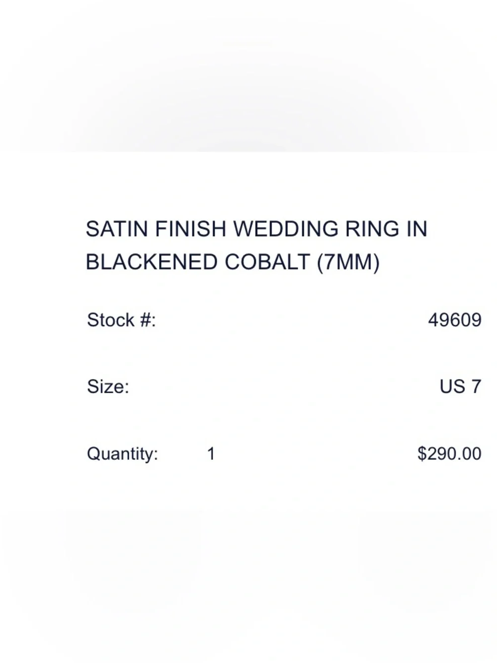 Blue Nile men black
